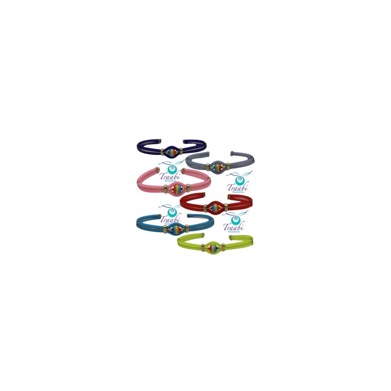 PULSERA DE BAQUETA