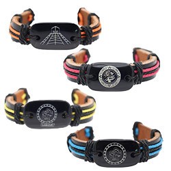 PULSERA DE PIEL / RESINA