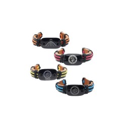 PULSERA DE PIEL / RESINA