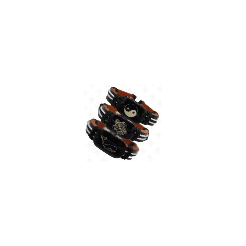 PULSERA DE PIEL / RESINA