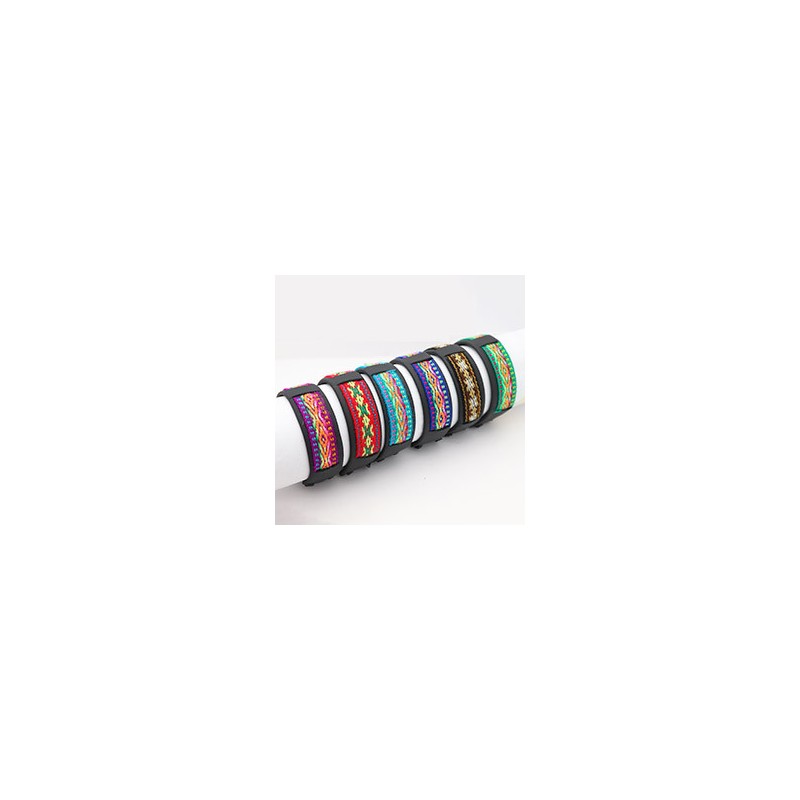 PULSERA DE PIEL / TELA