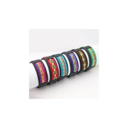 PULSERA DE PIEL / TELA