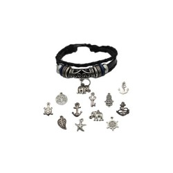 PULSERA DE PIEL / METAL