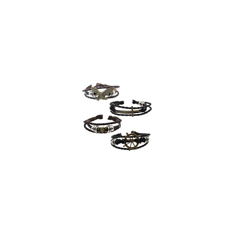 PULSERA DE PIEL / METAL