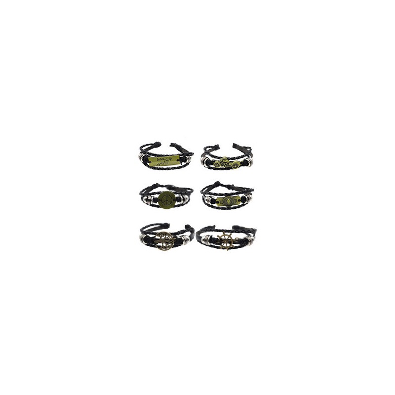 PULSERA DE PIEL / METAL