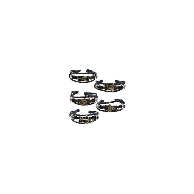 PULSERA DE PIEL / METAL