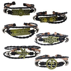 PULSERA DE PIEL / METAL