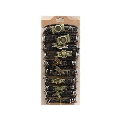 PULSERA DE PIEL / METAL