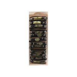 PULSERA DE PIEL / METAL