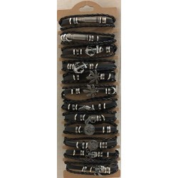 PULSERA DE PIEL / METAL