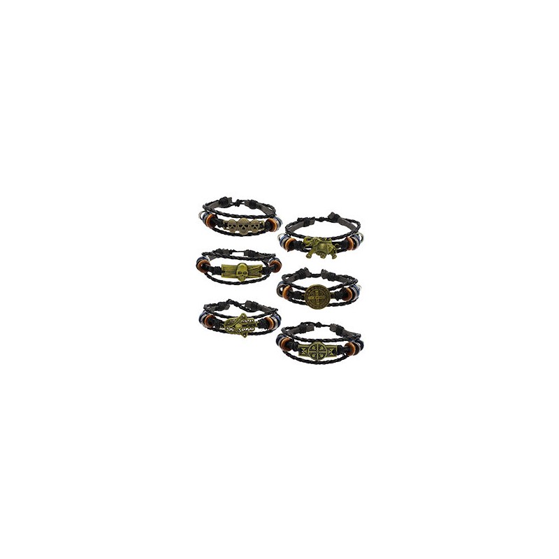 PULSERA DE PIEL / METAL