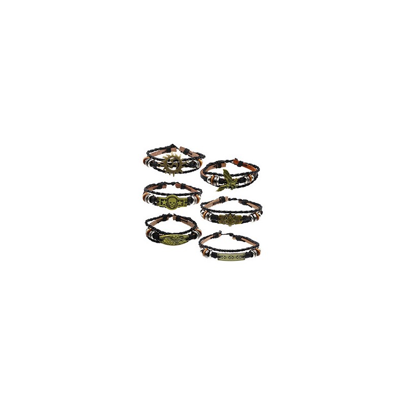 PULSERA DE PIEL / METAL