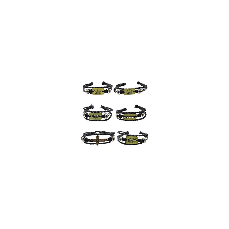 PULSERA DE PIEL / METAL