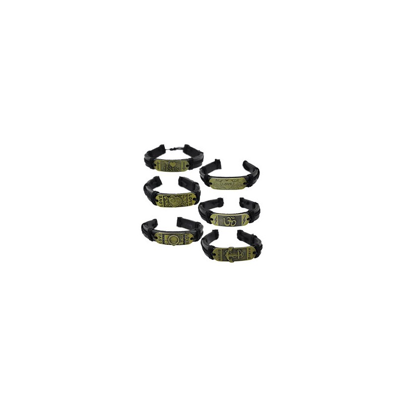 PULSERA DE PIEL / METAL