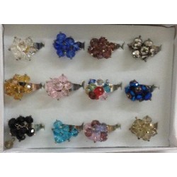ANILLO DE METAL / CRISTAL