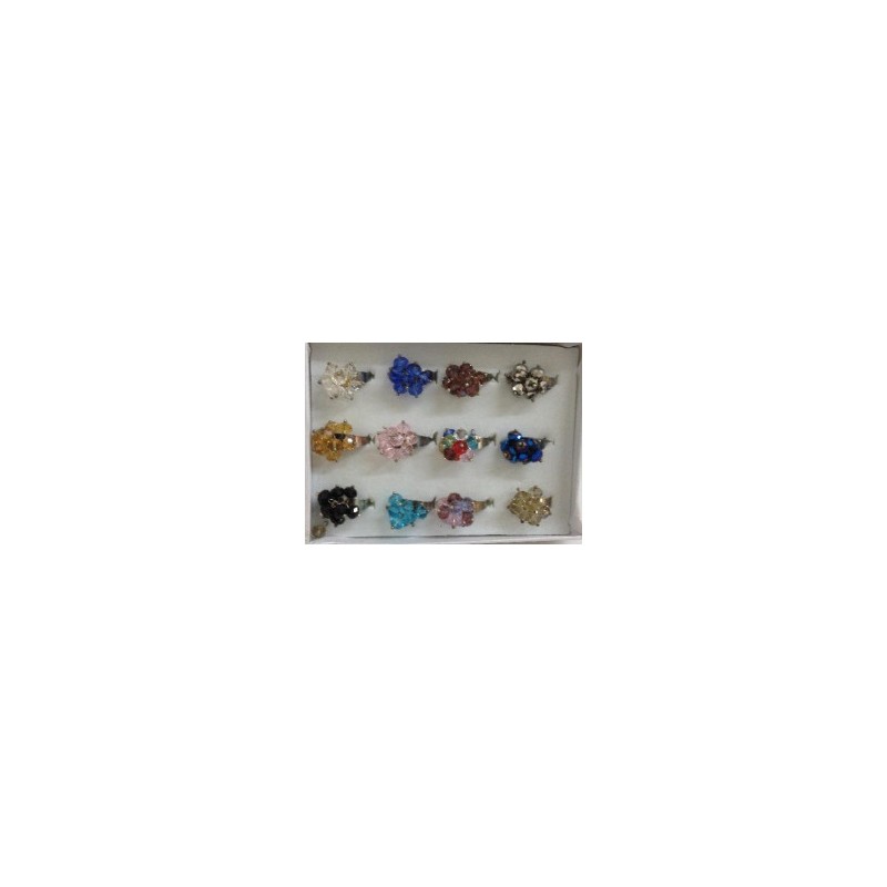 ANILLO DE METAL / CRISTAL