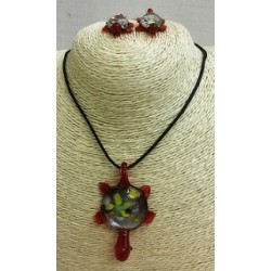 COLLAR / ARETE DE VIDRIO