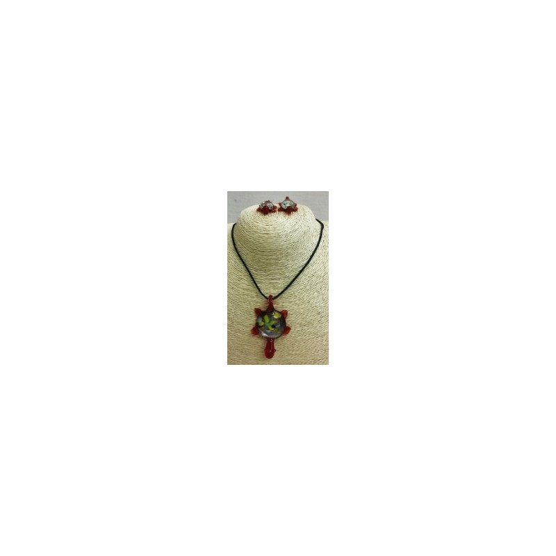 COLLAR / ARETE DE VIDRIO
