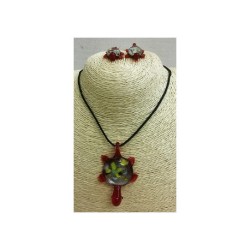 COLLAR / ARETE DE VIDRIO
