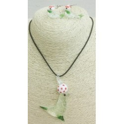 COLLAR / ARETE DE VIDRIO