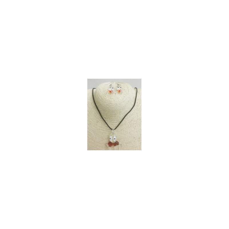 COLLAR / ARETE DE VIDRIO