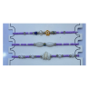 PULSERA DE HILO / METAL