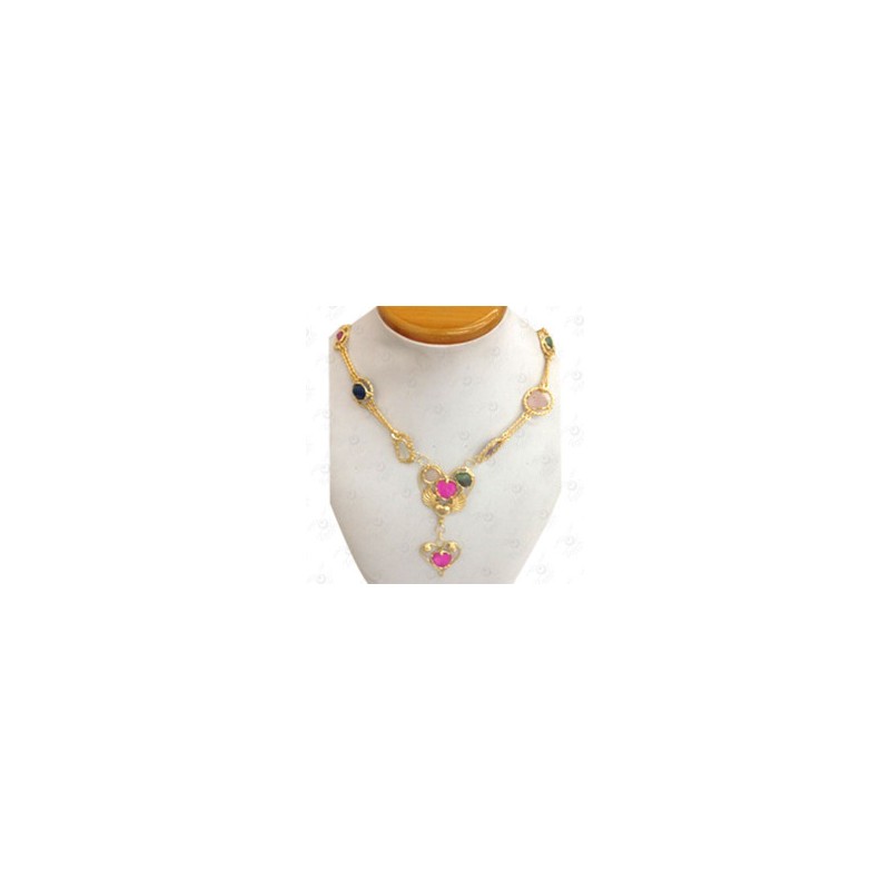 COLLAR DE METAL / PIEDRA