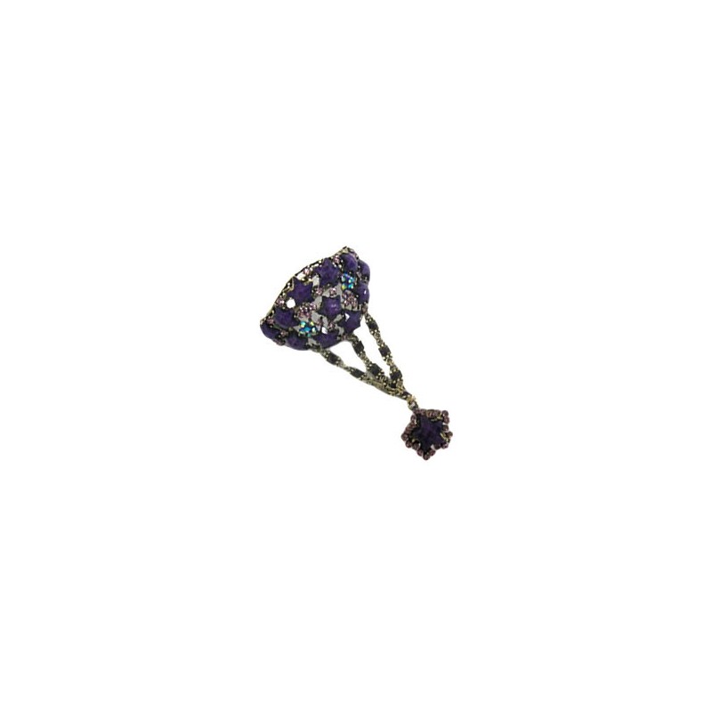 PULSERA / ANILLO DE METAL / ACRILICO