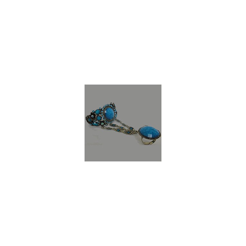 PULSERA / ANILLO DE METAL / ACRILICO