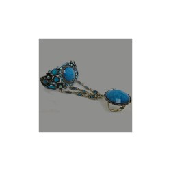 PULSERA / ANILLO DE METAL / ACRILICO