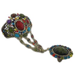 PULSERA / ANILLO DE METAL / ACRILICO