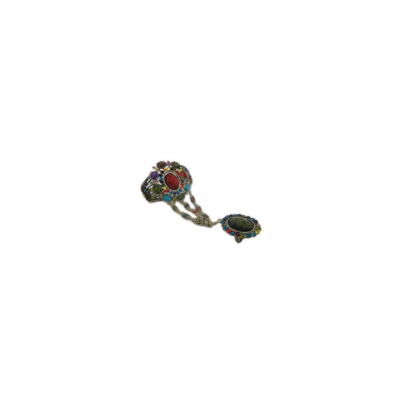 PULSERA / ANILLO DE METAL / ACRILICO