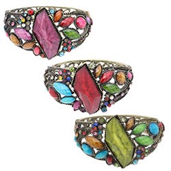 PULSERA DE METAL / ACRILICO