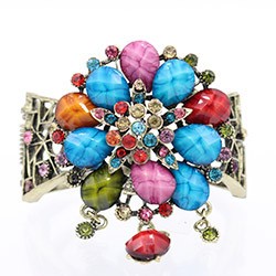 PULSERA DE METAL / ACRILICO