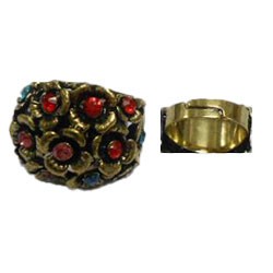 ANILLO DE METAL / ACRILICO