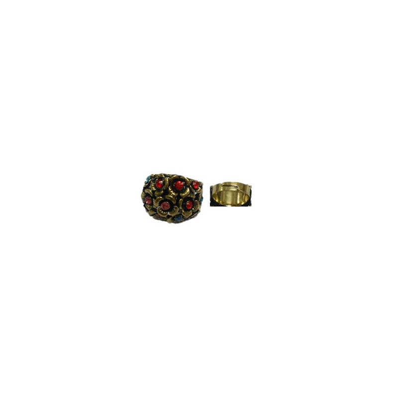 ANILLO DE METAL / ACRILICO