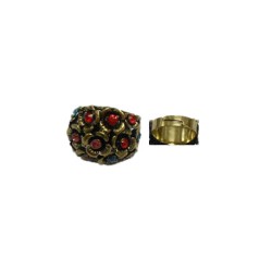 ANILLO DE METAL / ACRILICO
