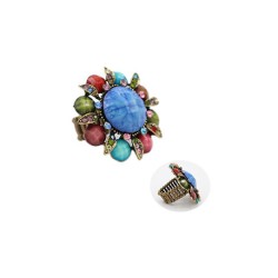 ANILLO DE METAL / ACRILICO