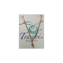COLLAR DE METAL / PIEDRA