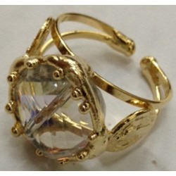 ANILLO DE METAL / CRISTAL