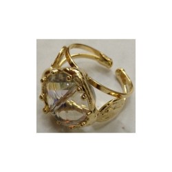 ANILLO DE METAL / CRISTAL