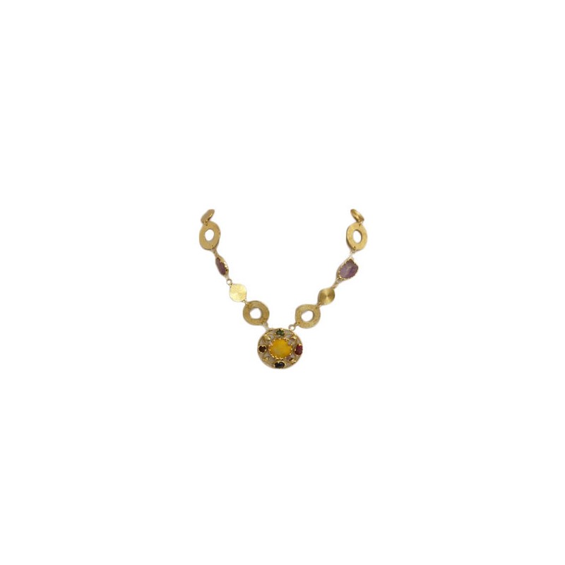 COLLAR DE METAL / PIEDRA