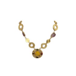 COLLAR DE METAL / PIEDRA