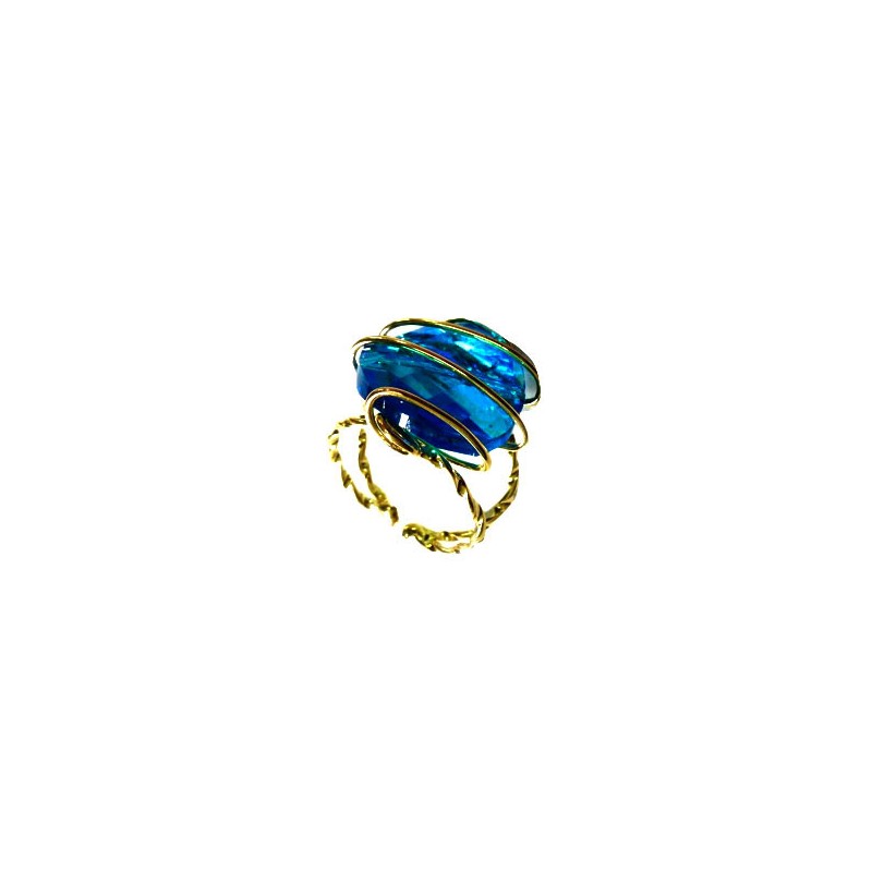 ANILLO DE METAL / CRISTAL