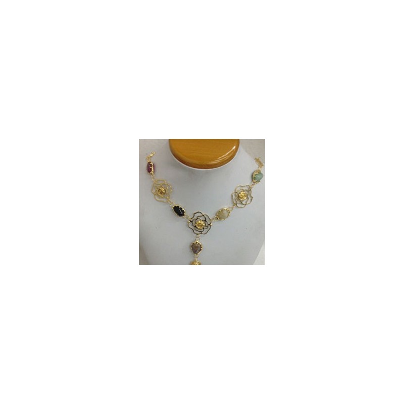 COLLAR DE METAL / PIEDRA