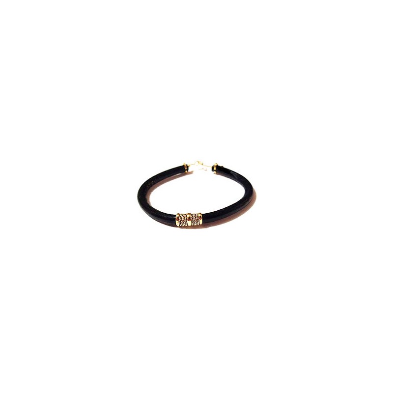 PULSERA DE BAQUETA